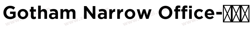 Gotham Narrow Office字体转换